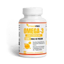 Oméga 3 Huile de Poisson 500 mg – Cœur, Cerveau & Vision (EPA120/DHA180) - complément alimentaire naturel Maroc | Alphavital