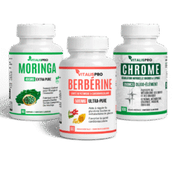 Pack Équilibre Métabolique Triple Action - Berbérine, Chrome & Moringa pour la Gestion de la Glycémie et du Poids - complé...