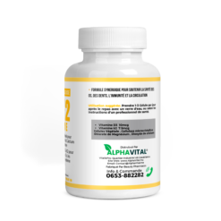 Os Forts & Immunité – Vitamine D3 & K2 Duo Synergique Cœur - vue détaillée ingrédients | Alphavital Maroc